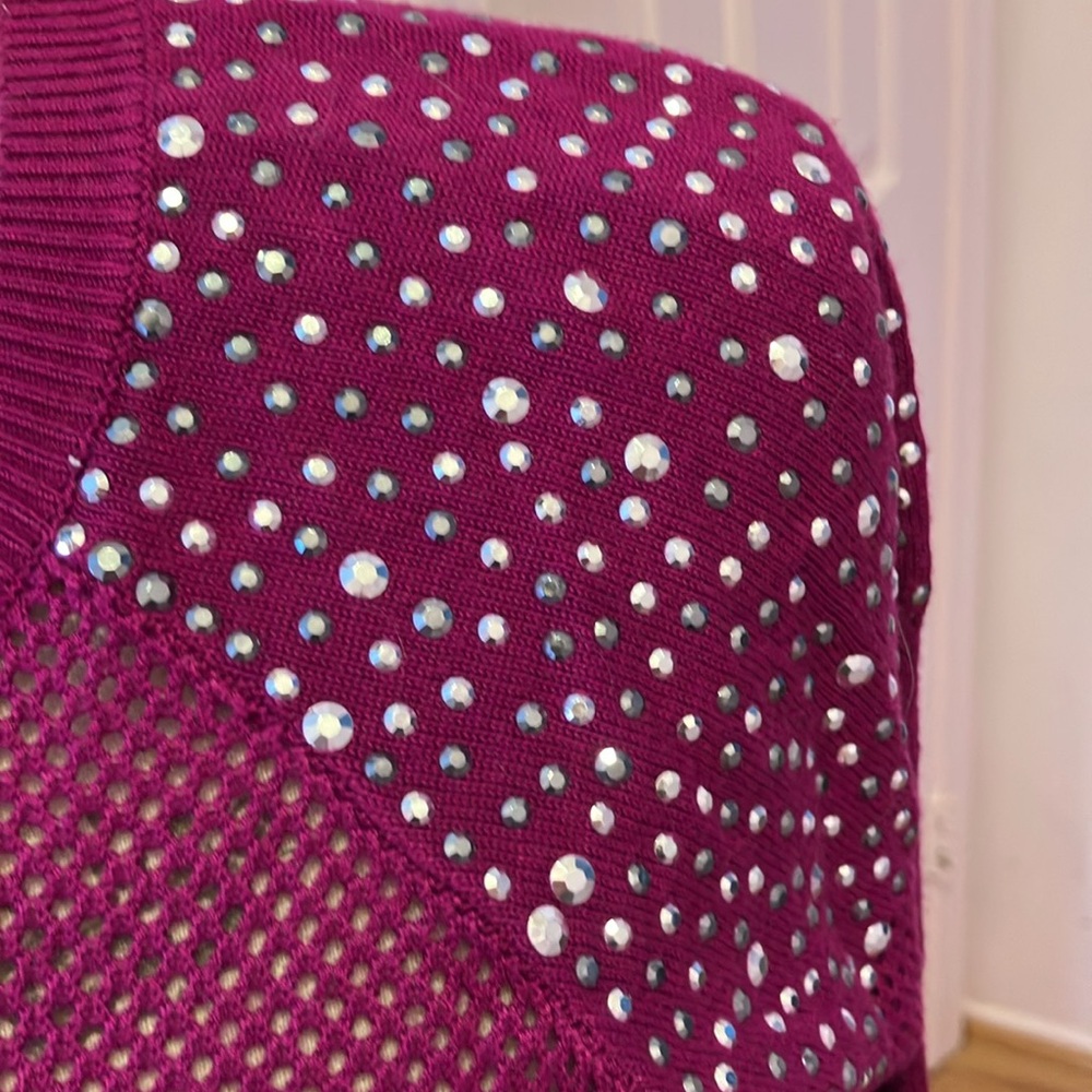 Express Embellished Rayon Top - Picture 7 of 11
